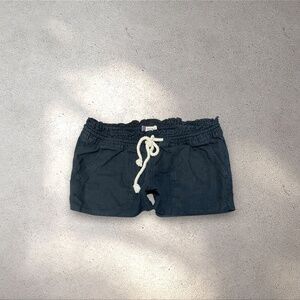 Roxy Drawstring Black Shorts